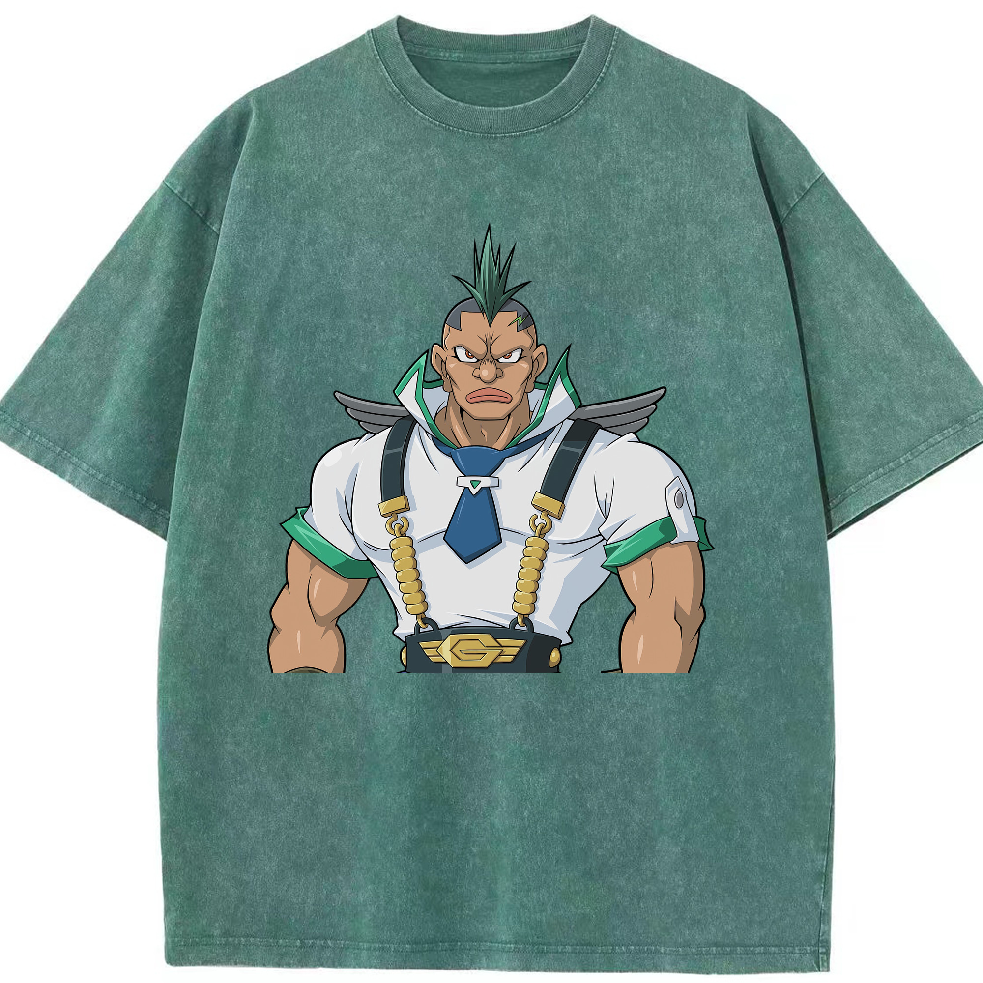（画像用） 遊☆戯☆王 Yu-Gi-Oh! 綿100% ヴィンテージ風 半袖Tシャツ（フロントプリント）